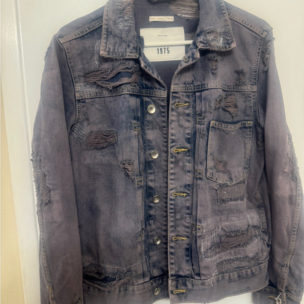 Original denim 1975 Distressed Denim Jacket